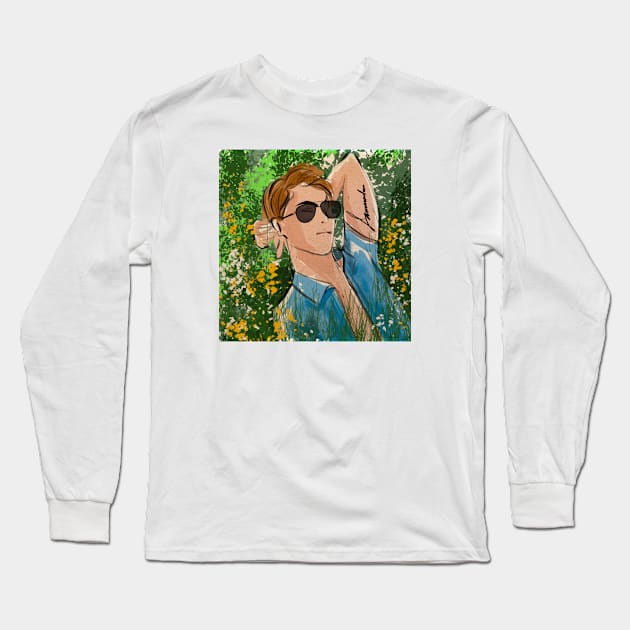 A man Long Sleeve T-Shirt by Just beautiful